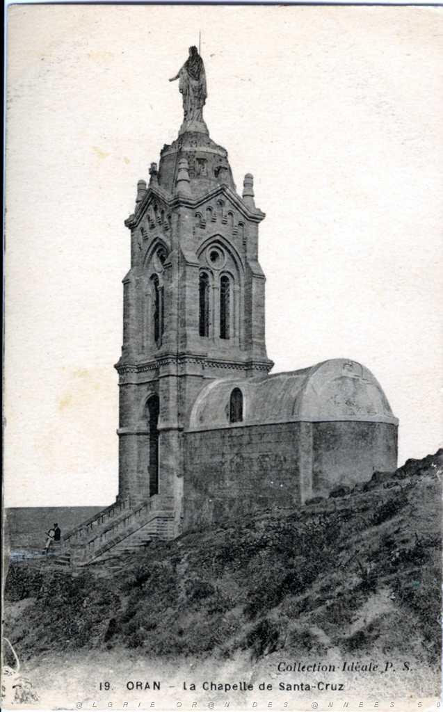 CHAPELLE DE SANTA CRUZ DANS SES PREMIERS TEMPS.JPG